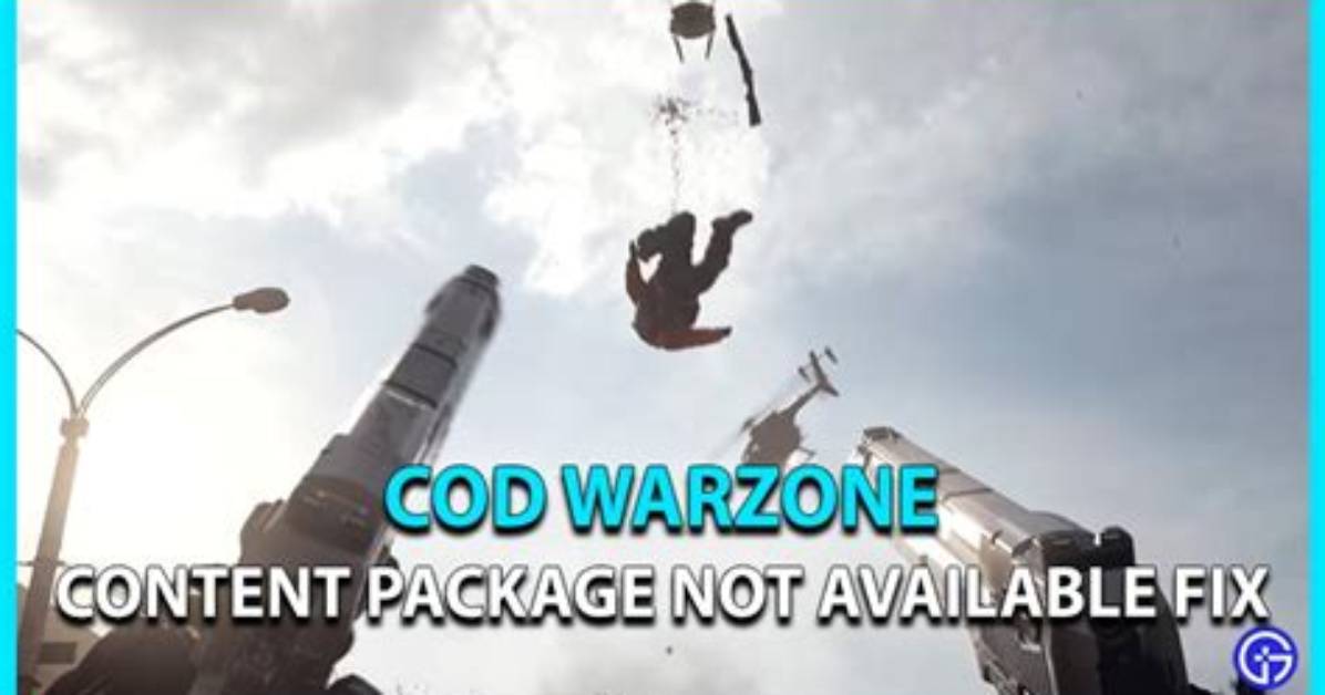 Fix Cod Warzone Content Package Not Available on Ps4