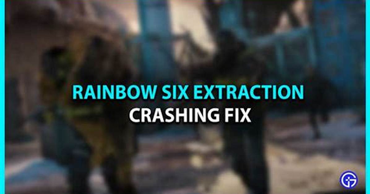 Fix Rainbow Six Extraction Crashing, Black Screen & Lag
