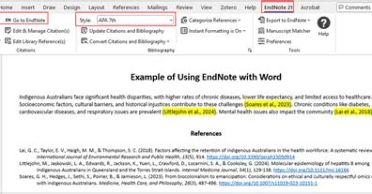 Fixing Broken/Corrupted Endnote Citations