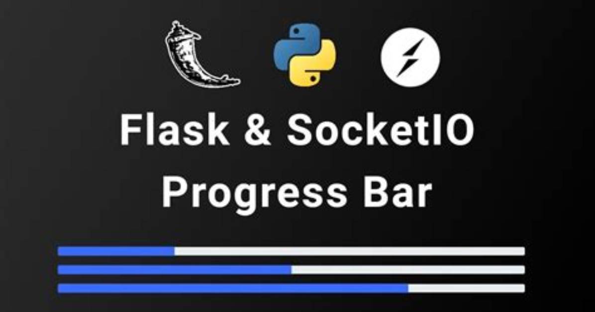 Flask App: Update Progress Bar While Function Runs