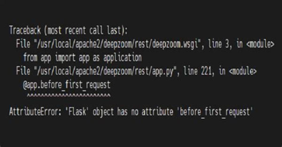 Flask Deprecated Before_First_Request How to Update