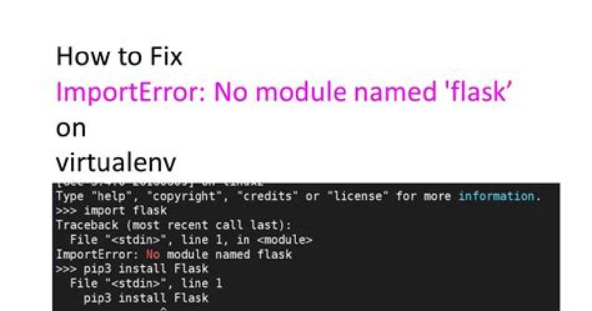 Flask - Importerror: No Module Named App