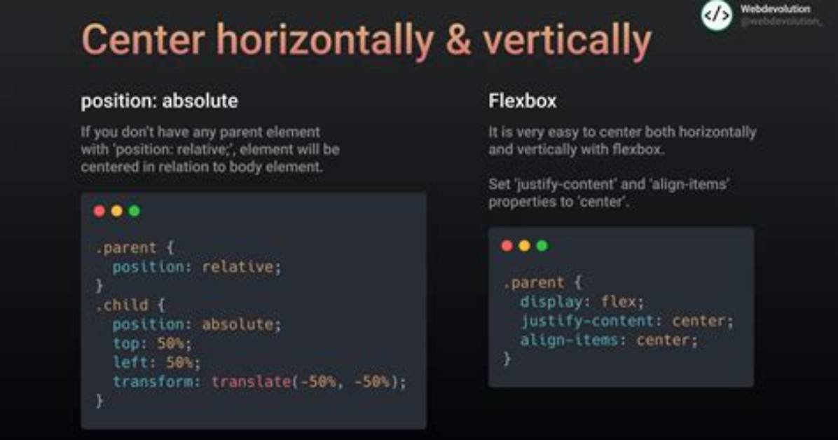 Flexbox: Center Horizontally and Vertically