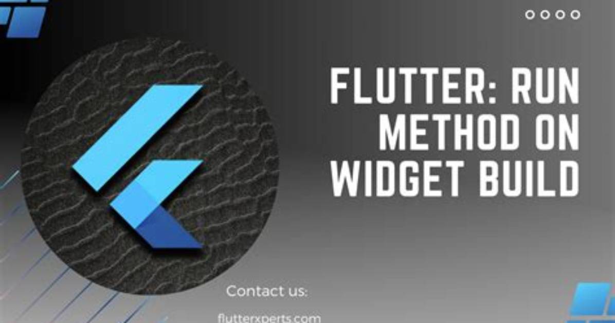 Flutter: Run Method on Widget Build Complete