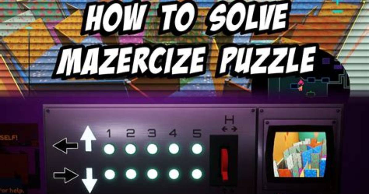 Fnaf Security Breach Mazercise Puzzle Solution