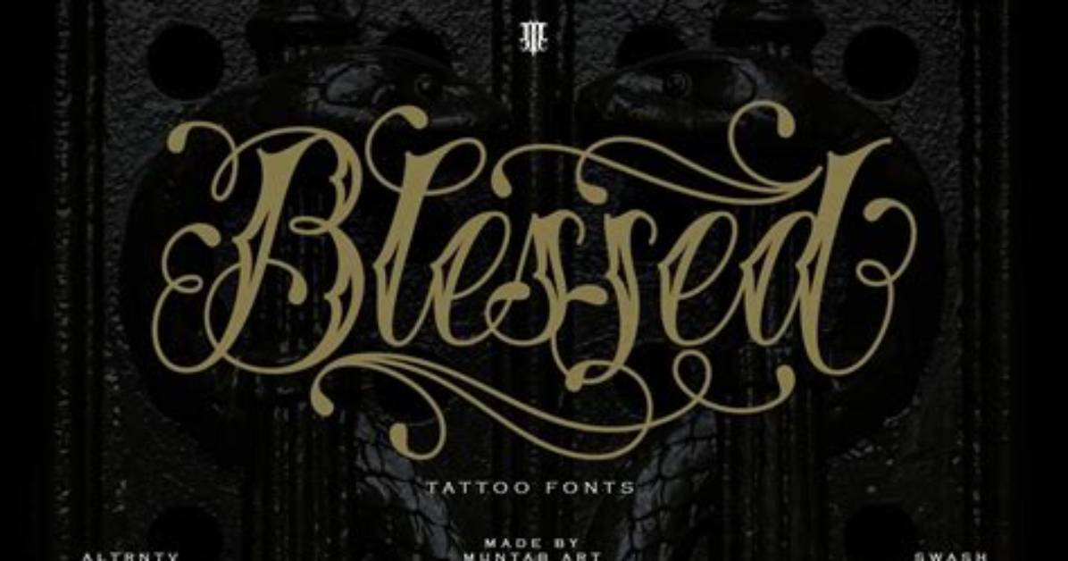 Font Types — Blessed Celebration