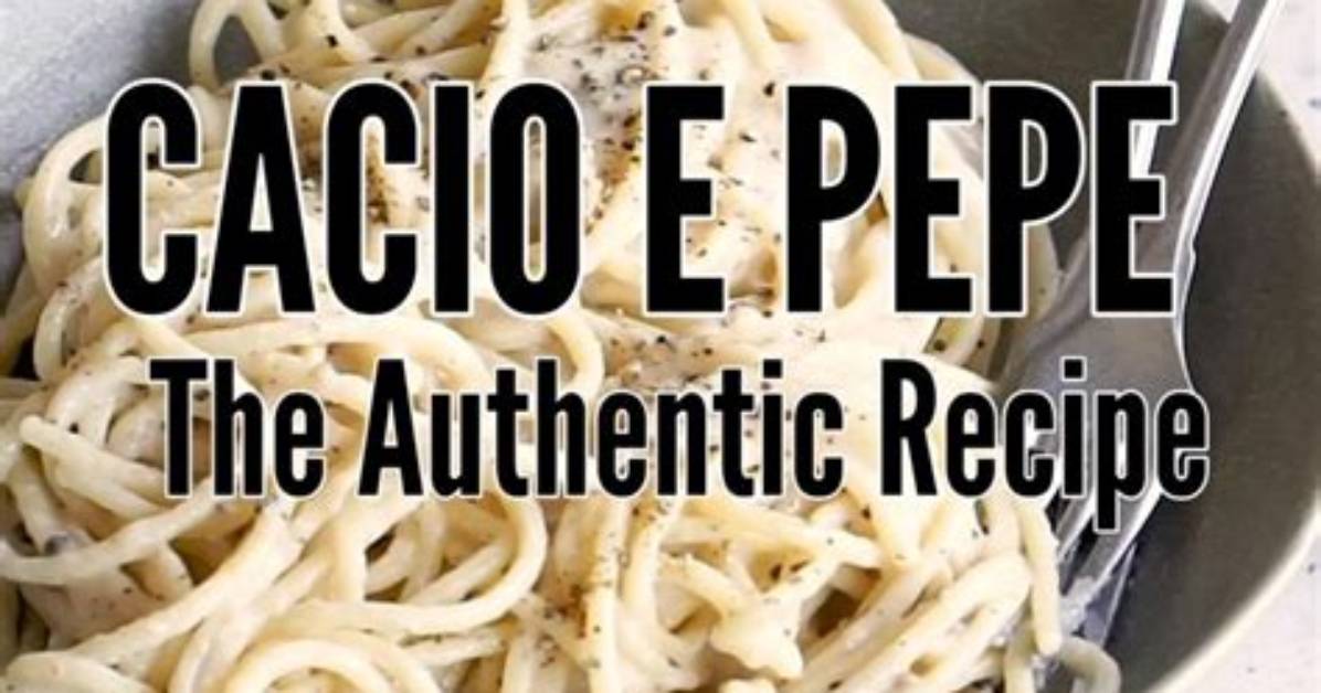 Foolproof Cacio E Pepe