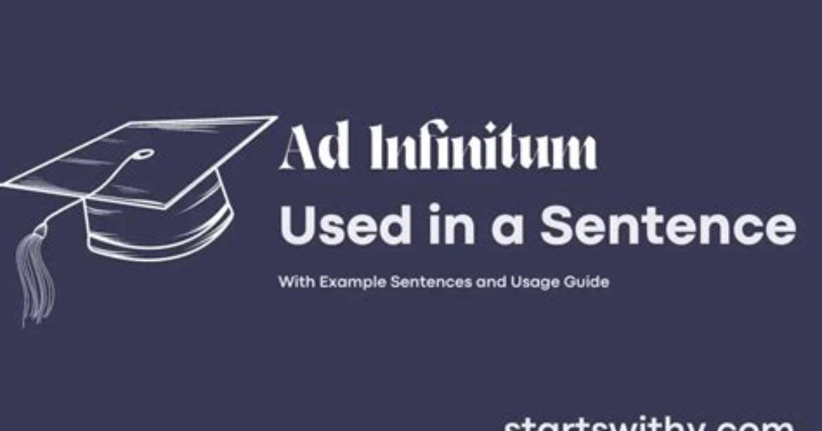 For Ad Infinitum Sentence?