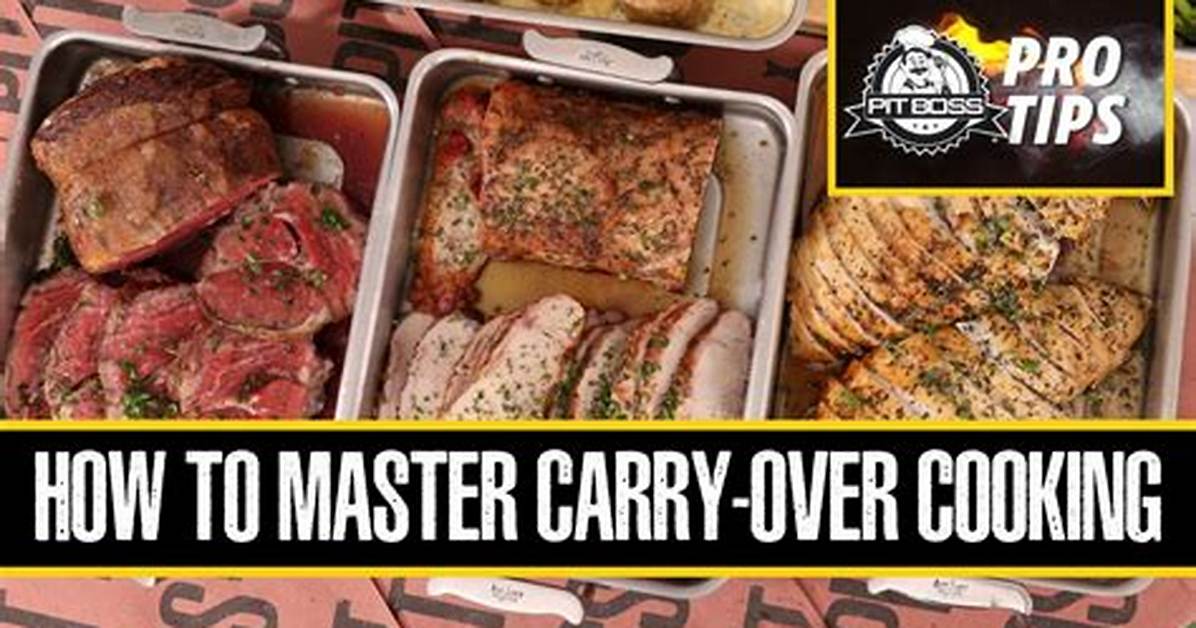 For Carry over Cooking?