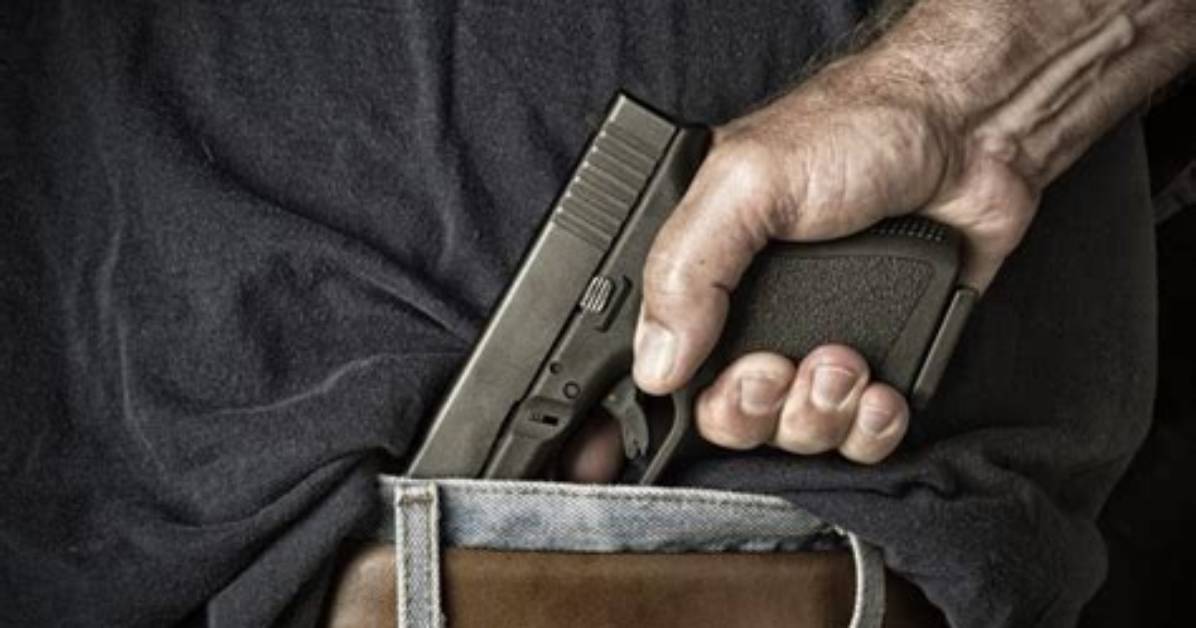 For Carrying a Concealed Weapon?