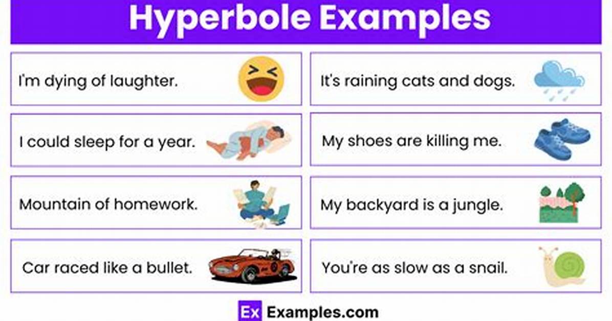 For Example of Hyperbole?
