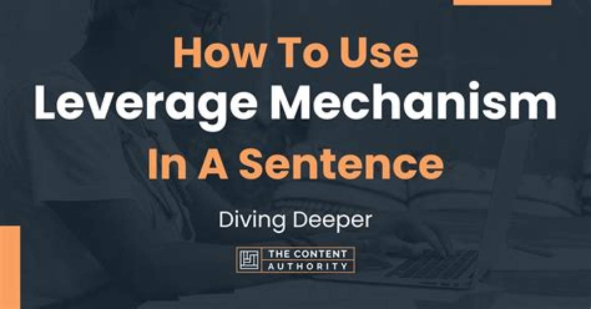 For Leverage in a Sentence?