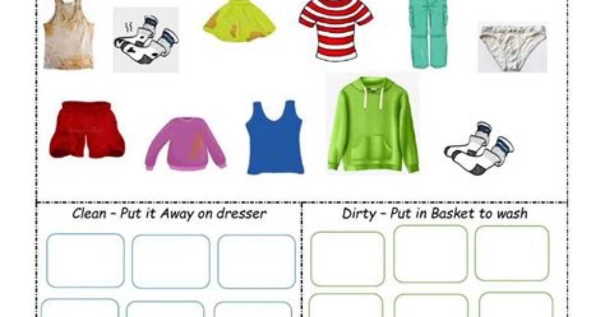 For Sorting Clean Clothes?