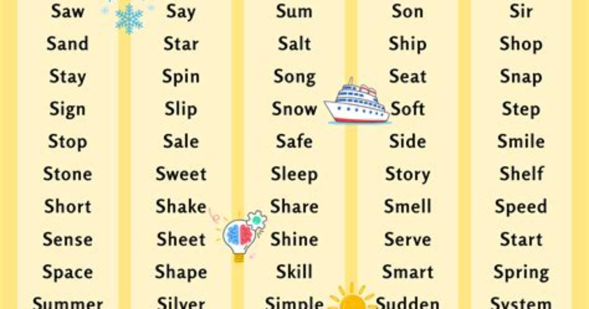For Words That Start with S?