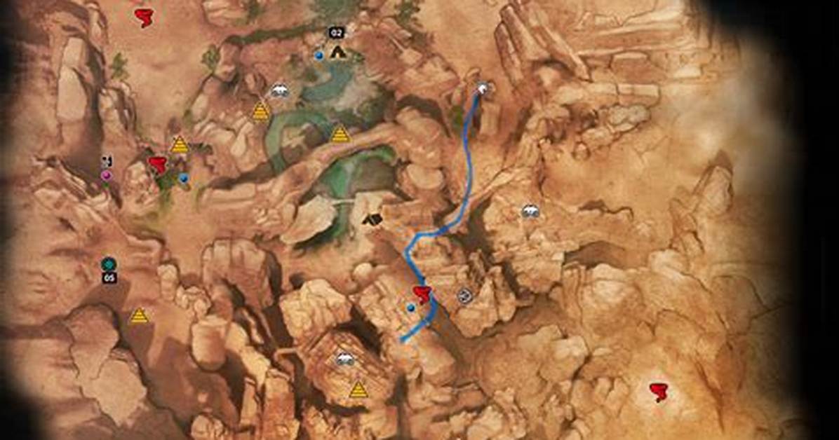 Forbidden Oasis Dragon Age: Inquisition Map