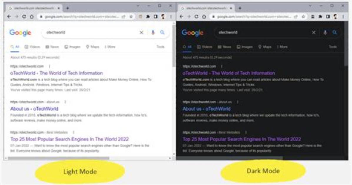 Force Light Mode in Google Chrome