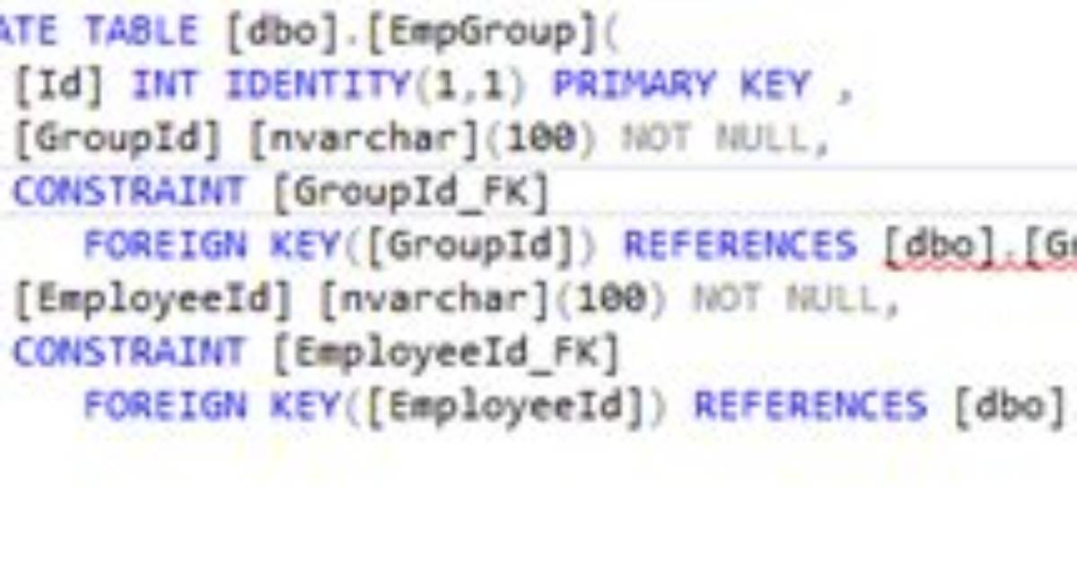 Foreign Key References Invalid Table
