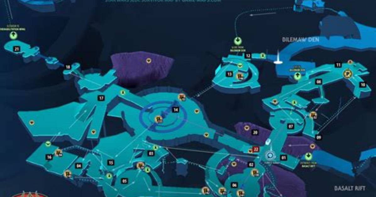 Forest Array Map Star Wars Jedi Survivor