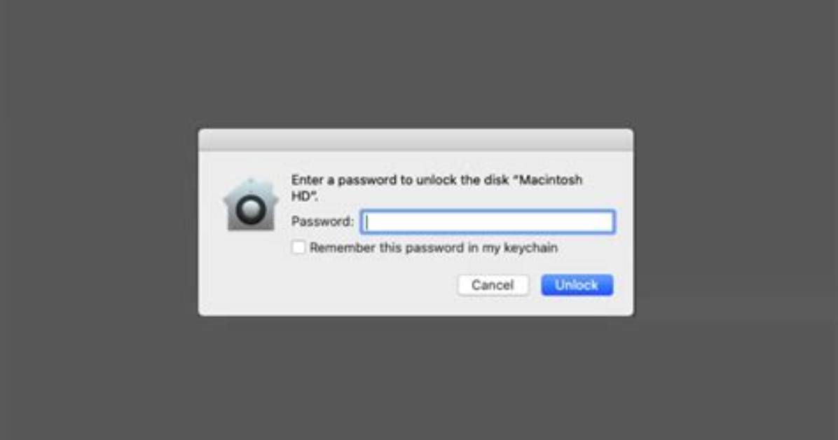 Forgot Password for Macintosh Hd?