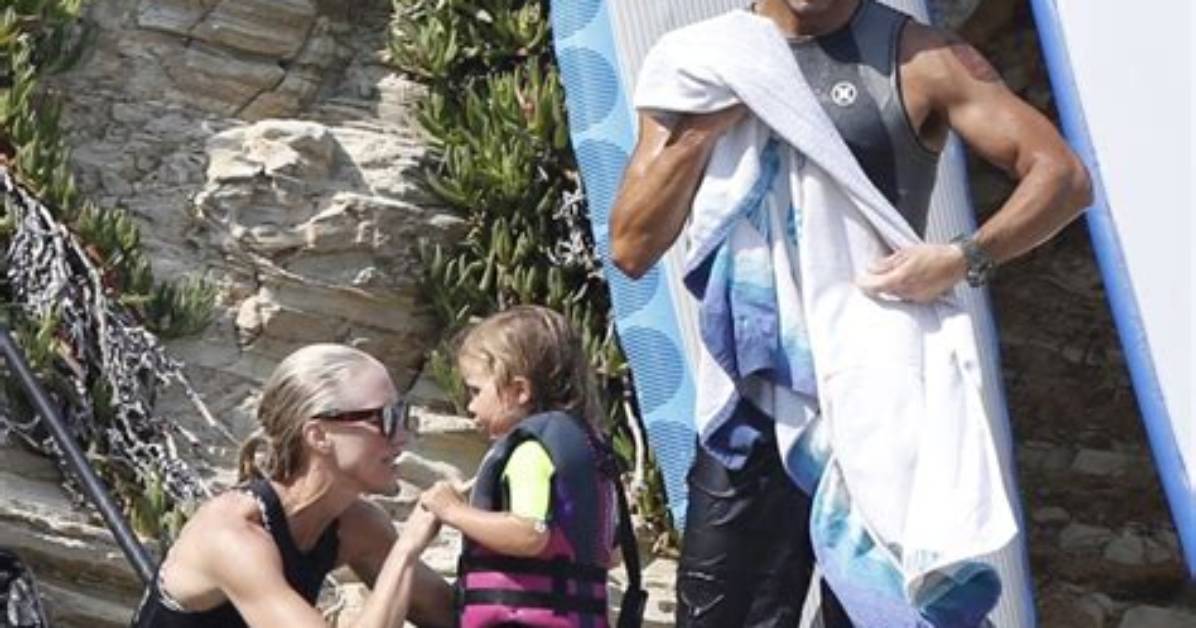 Former Baywatch Actor David Chokachi and Family Enjoy the Beach