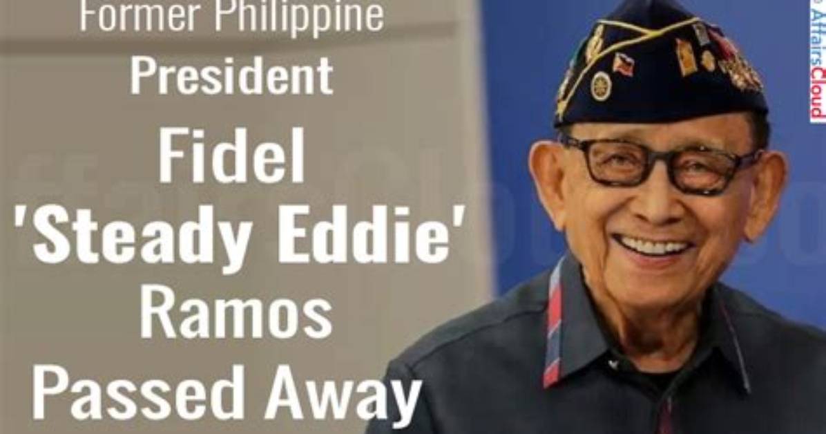 Former Philippine President Fidel 'Steady Eddie' Ramos Dies
