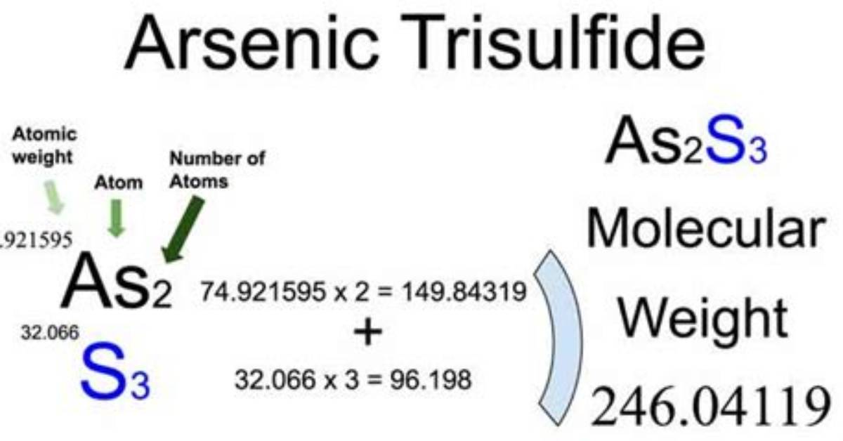 Formula for Arsenic Trisulfide?