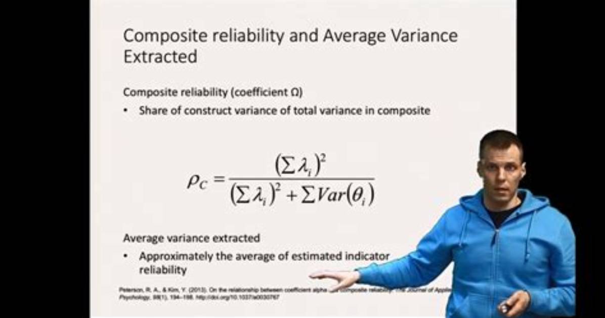 Formula for Average Variance Extracted?