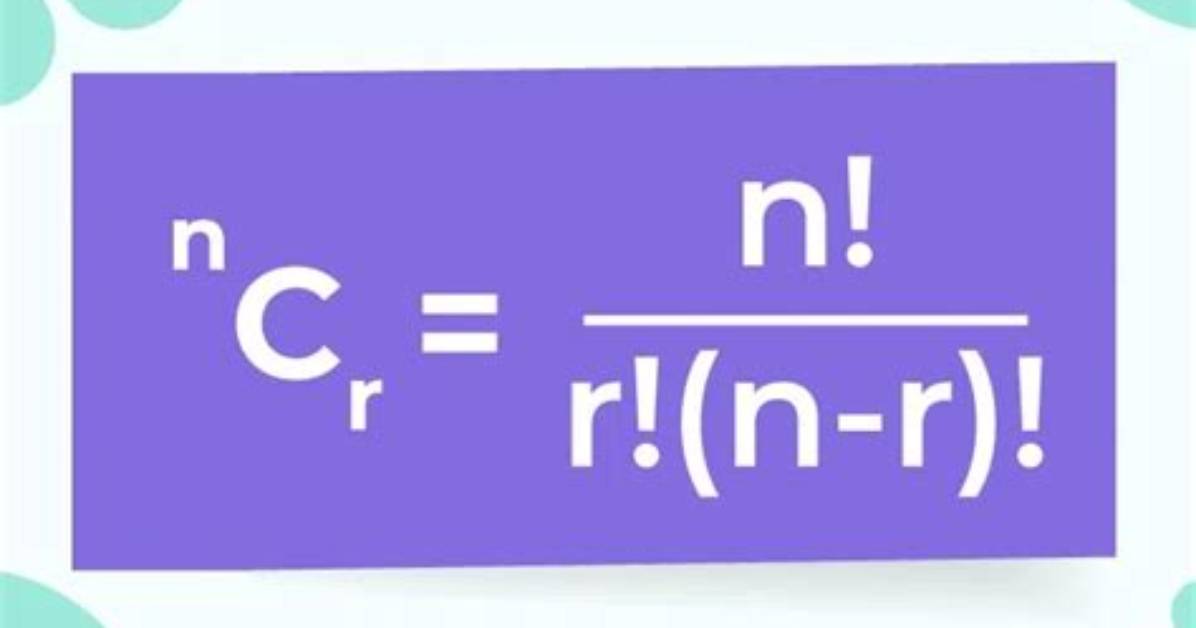 Formula for N C R?