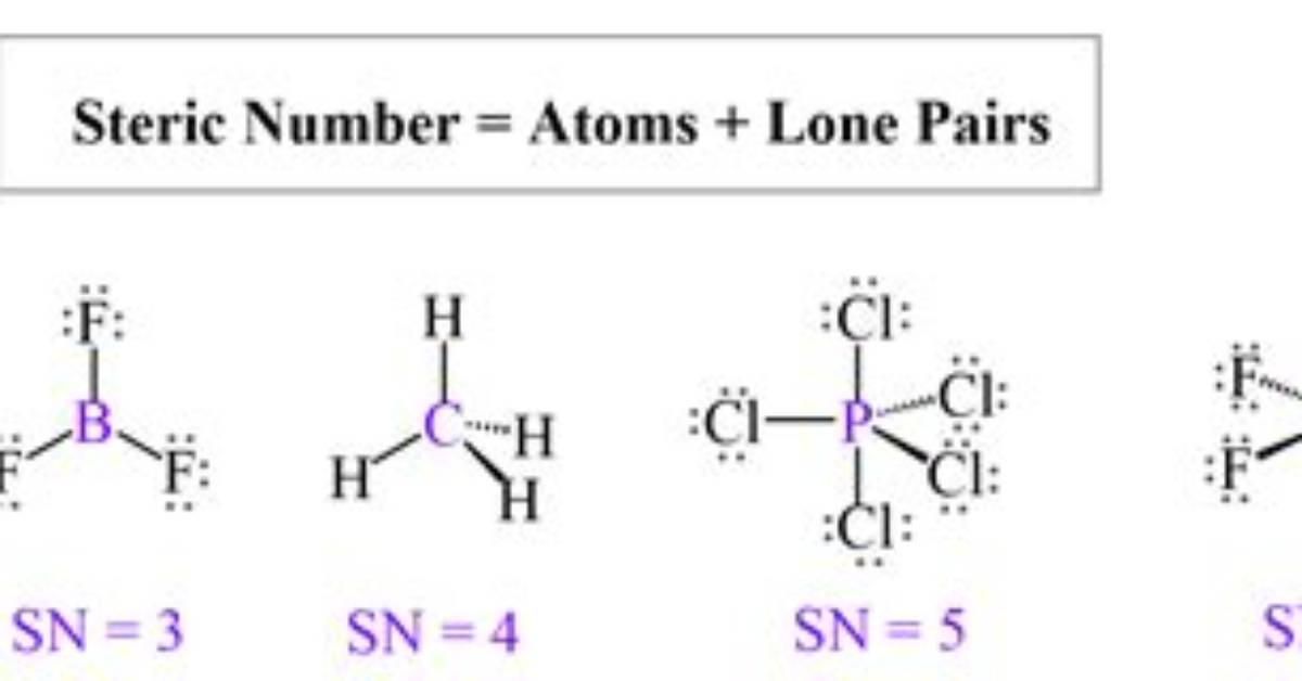 Formula for Steric Number?