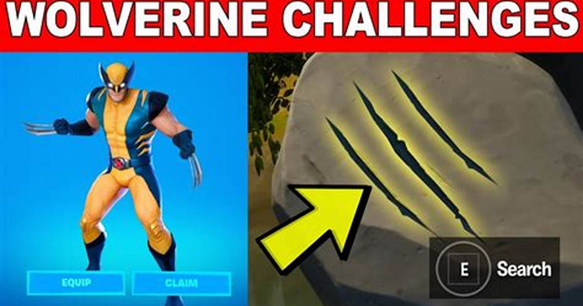 Fortnite Claw Mark Locations - How to Complete Wolvering Challenge?