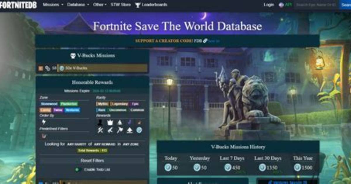 Fortnitedb. Com Login Safely, Analysis & Comments