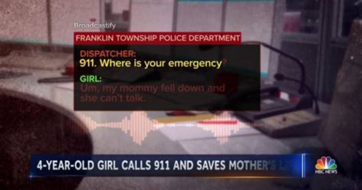 Four-Year-Old Calls 911 and Saves Mom’s Life After Finding Her Unconscious on the Floor