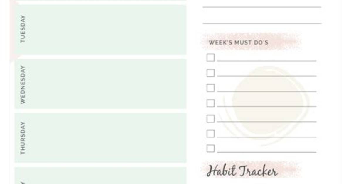 Free Printable Planner