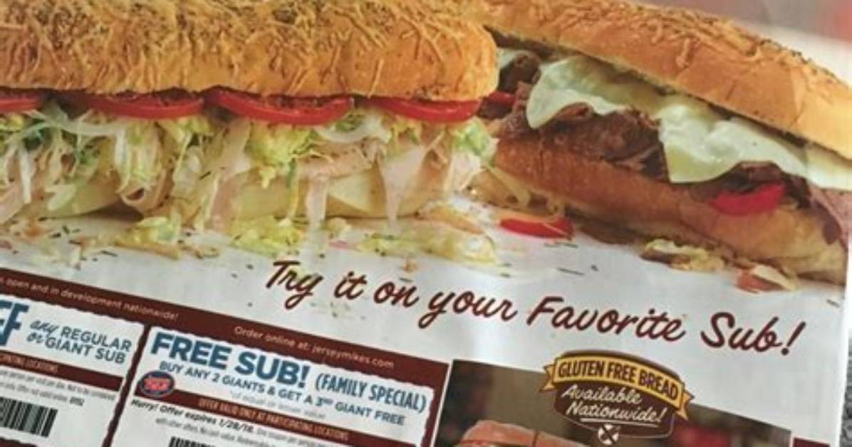 Free Sub at Jersey Mike’s