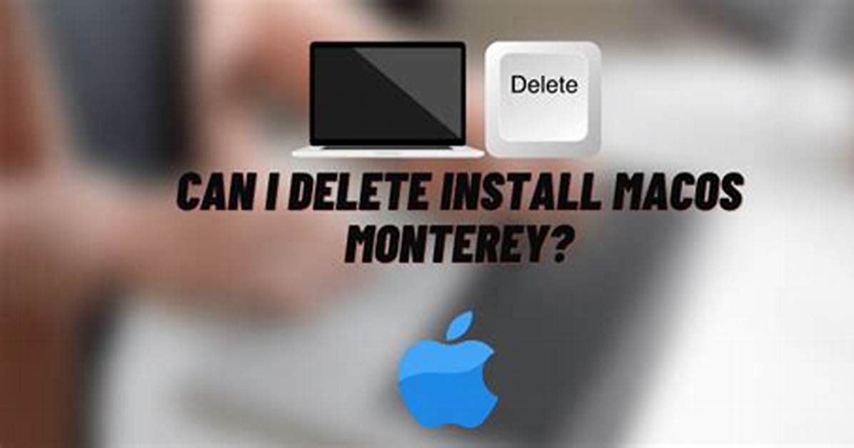 Frequent Question: Can You Delete Install macOS Catalina?