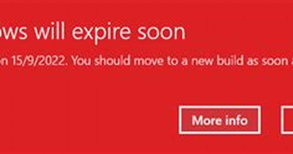 Frequent Question: Does Free Windows 10 Expire?