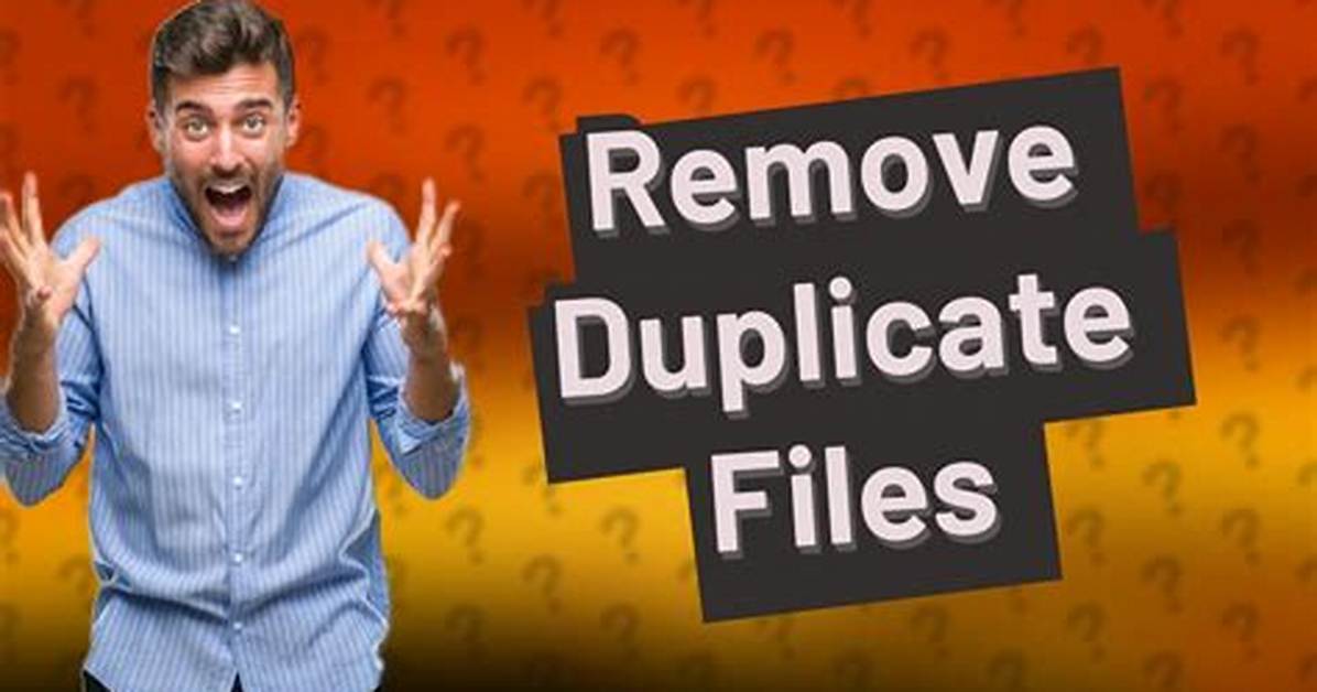 Frequent Question: Does Windows 10 Have Duplicate File Finder?