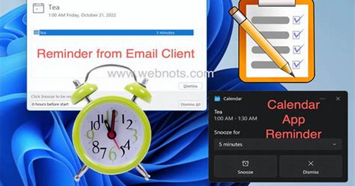 Frequent Question: How Do I Set Reminders in Windows 10?