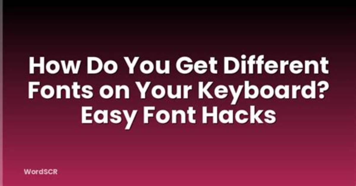Frequent Question: How Do You Get Fonts on Android?