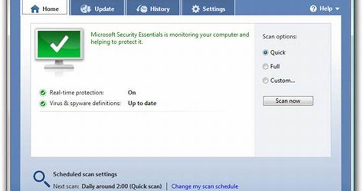 Frequent Question: Is Microsoft Security Essentials Built into Windows 10?