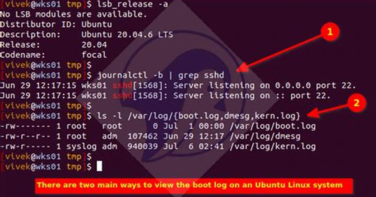 Frequent Question: Where Is Linux Boot Log File?