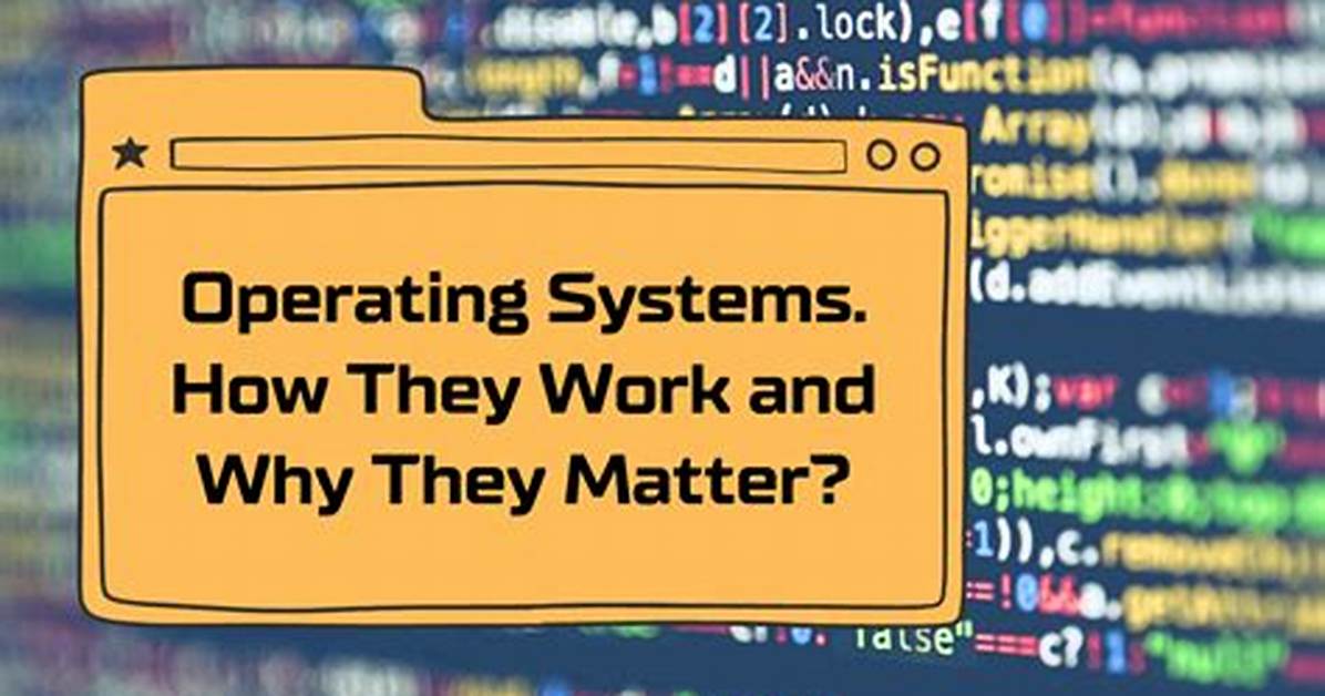Frequent Question: Why Are Operating Systems Written in C?