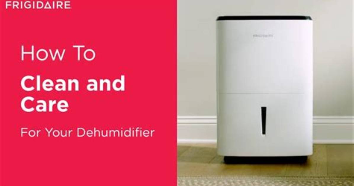 Frigidaire Dehumidifier Filter Clean