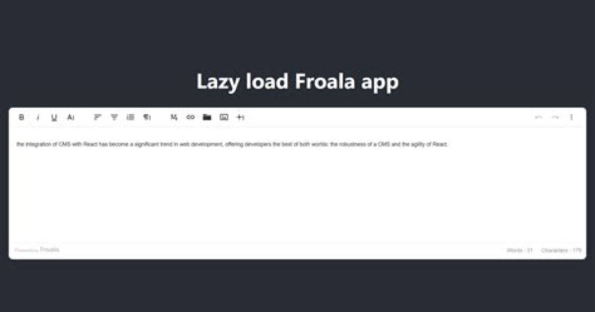 Froala Image Loading Fails After Uploading