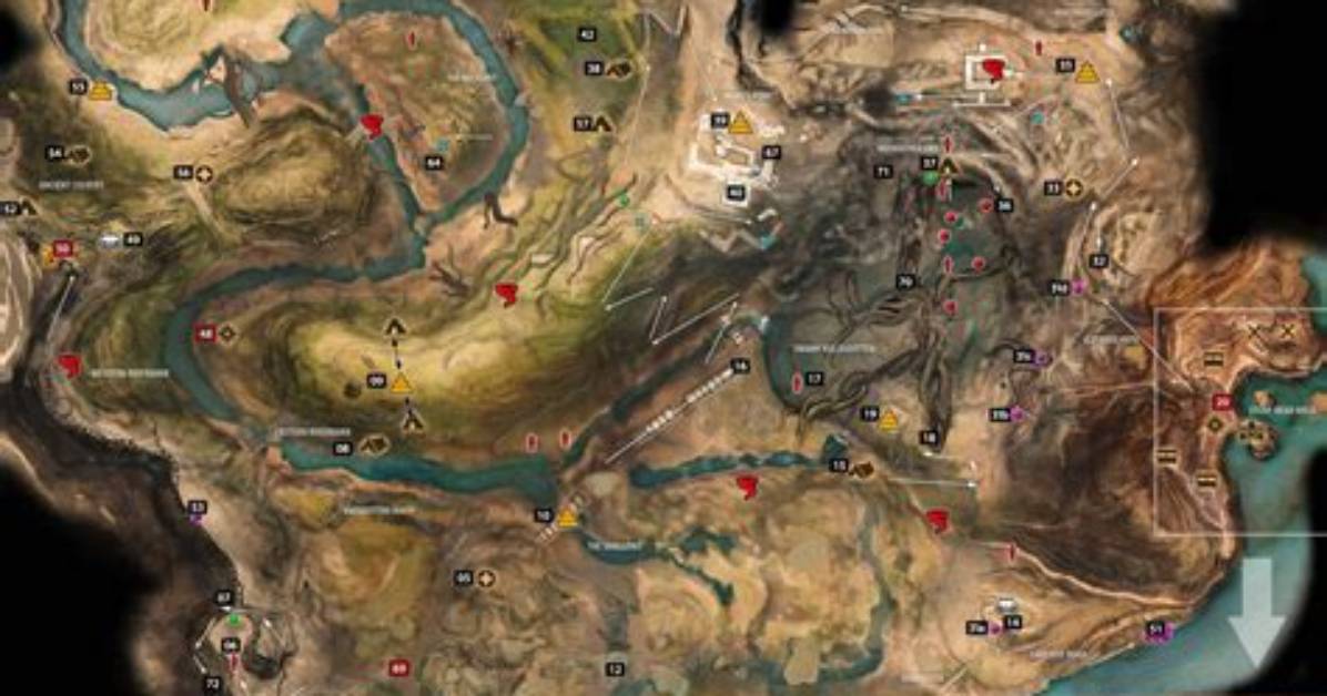 Frostback Basin Dragon Age: Inquisition Map
