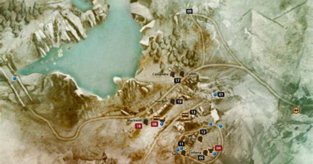 Frostback Mountains Haven Dragon Age: Inquisition Map