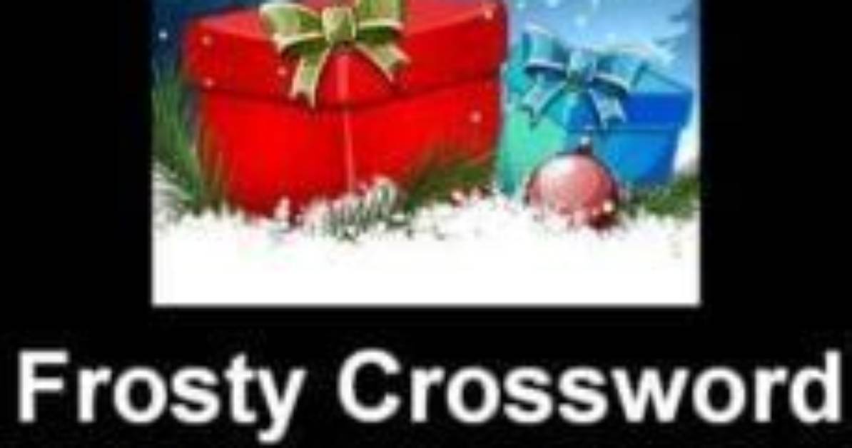Frosty Crosswords Level 3 Answers [1-10]