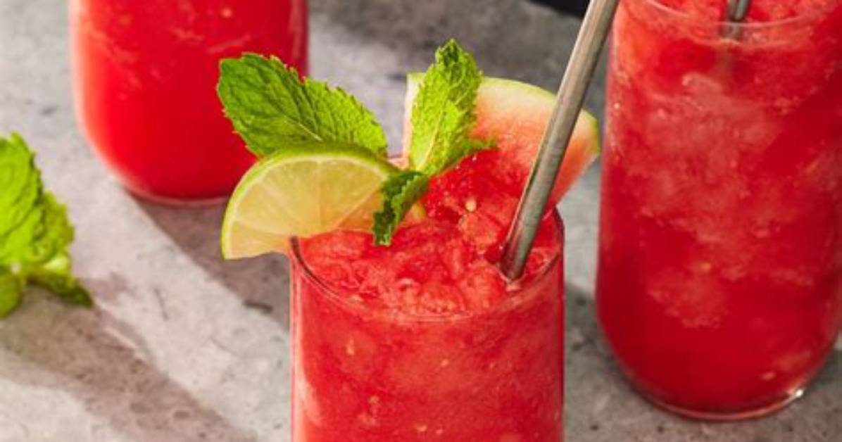 Frozen Watermelon Mojito