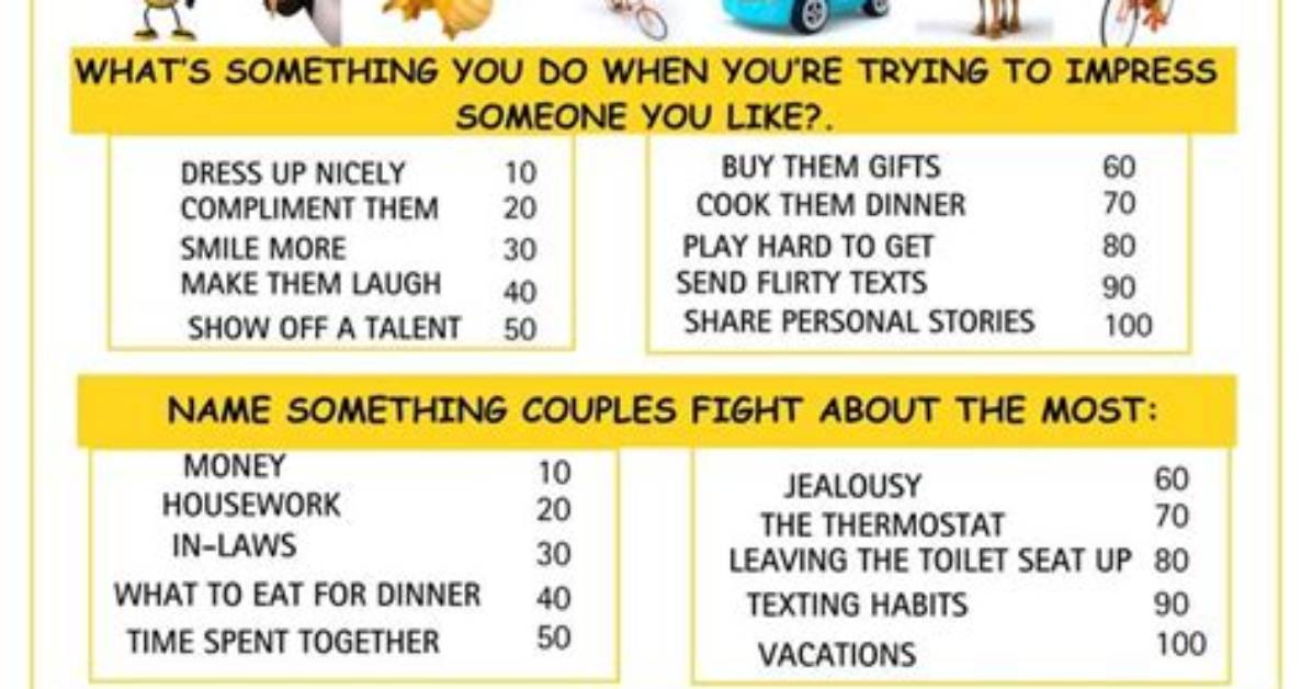 Fun Feud Trivia: Most Important Thing Couple Has to Pick out for Wedding