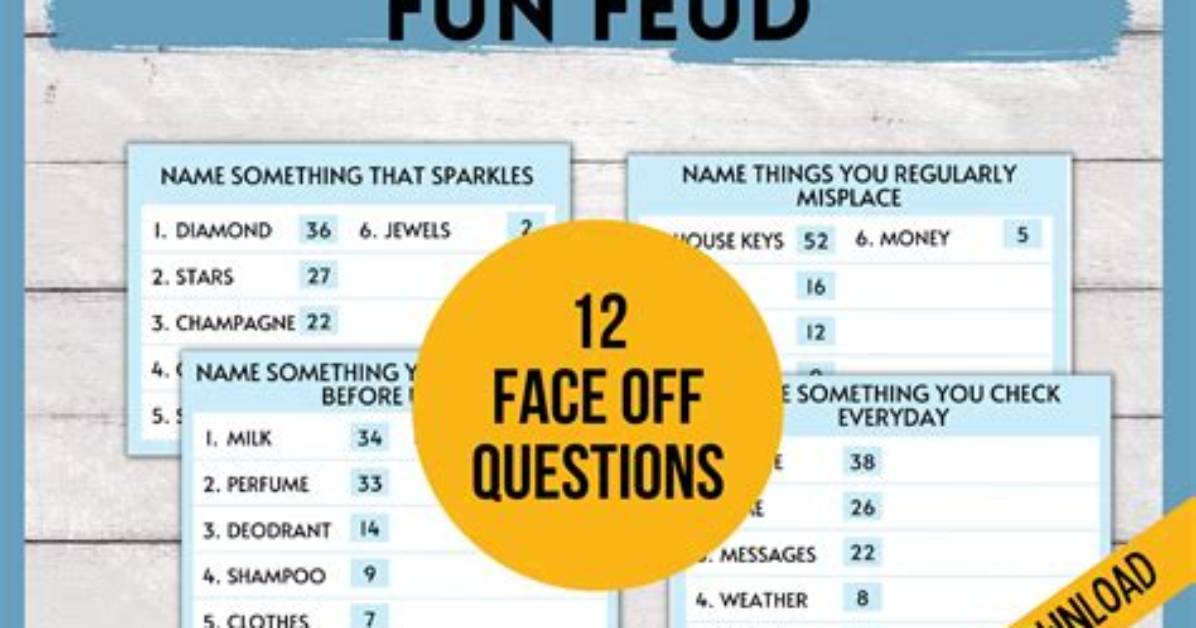 Fun Feud Trivia: Name the Most Useful Body Part That Begins with the Letter “L”